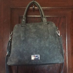 Nine West grey suedeish bag